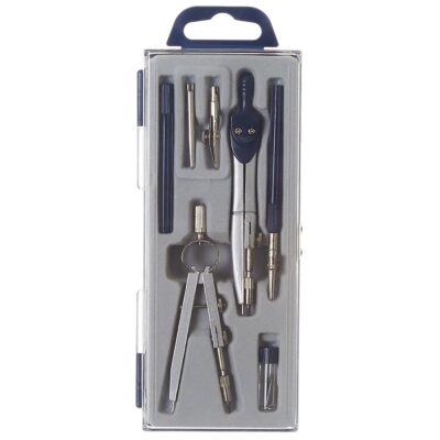 Σετ με 2 Διαβήτες 7τεμ Διαβήτης=11,5cm, γεωμετρικός=10cm JustNote 8152