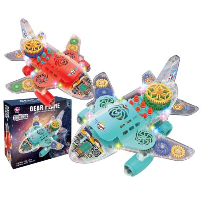 Αεροπλανάκι Μπαταρίας Διάφανο 20x18x9cm ToyMarkt 88771