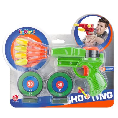 Οπλάκι Στόχοι Βελάκια σε Καρτέλα 30x25x5cm ToyMarkt 88842