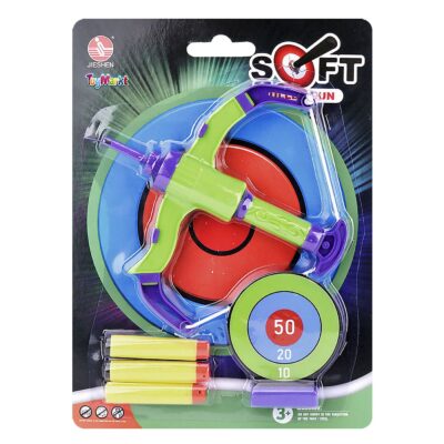 Τόξο Μίνι Στόχος Βελάκια σε Καρτέλα 19x26cm ToyMarkt 88846