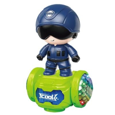 Αστυνομικός σε Σανίδα Ισορροπίας με Καπνό 12x15x12cm ToyMarkt 88893