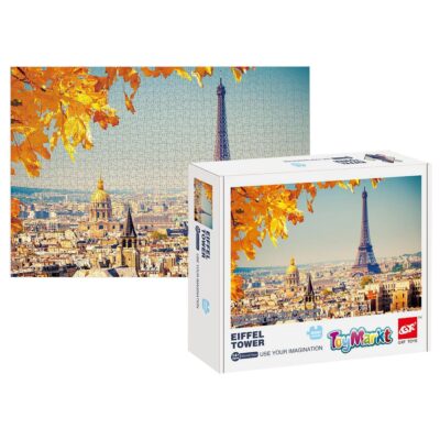 Παζλ 1000 τεμ Πύργος Αιφελ 25x20x5cm ToyMarkt 891773