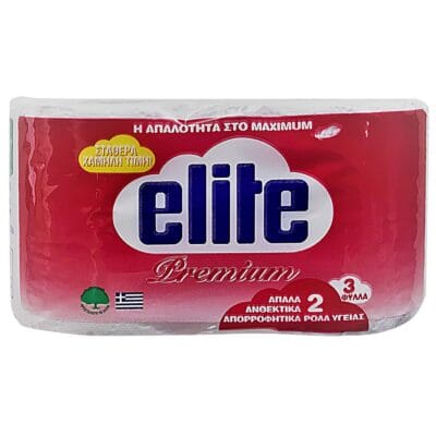Χαρτί Υγείας Premium Elite πακ=2 Ρολά 85gr Elite