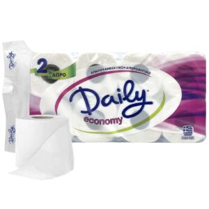 Χαρτί Υγείας Daily Soft 8τεμ Μήκος Ρολού:19,7m 65gr Daily