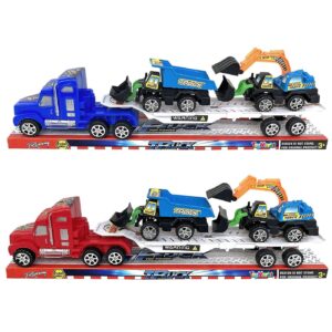 Νταλίκα Friction & 2 Free Wheels Δομικά Στην Καρότσα 48x13x7cm ToyMarkt 902060