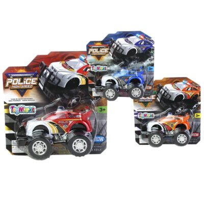 Τζιπάκι Police Friction σε Καρτέλα 20x20x9cm ToyMarkt 902187