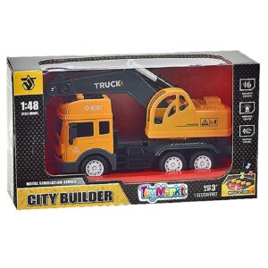 Die Cast Friction Εκσκαφέας με φως + ήχο 27x15x10cm ToyMarkt 902246
