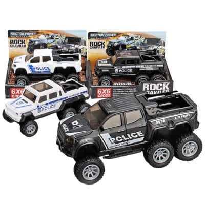 Pick up Police 6x6 Friction 16x11x9cm ToyMarkt 902305