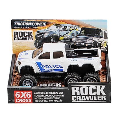 Pick up Police 6x6 Friction 16x11x9cm ToyMarkt 902305
