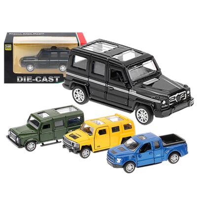 Die Cast Pull Back 1:60 off Road 12x6x5cm ToyMarkt 902317