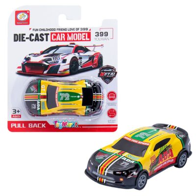 Super car Pull Back σε Καρτέλα 14x16x3cm ToyMarkt 902332