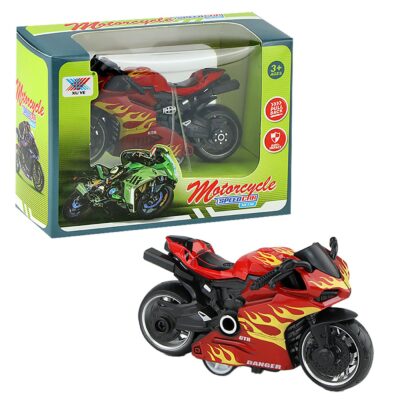 Μότο Μεταλλική Pull Back 1:36 12x8x5cm ToyMarkt 902353