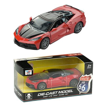 Αμερικάνικο Pull Back Route 66 Open Doors 15x7x7cm ToyMarkt 902355