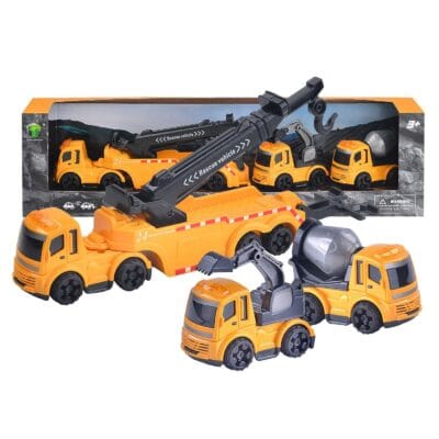 Γερανός Οδικής Βοήθειας Friction με 2 Δομικά 42x11x7cm ToyMarkt 902386