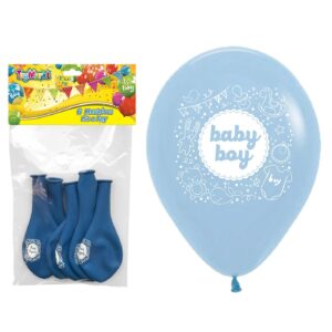 Μπαλλόνια 12" 6τεμ Baby boy 30cm ToyMarkt 911265