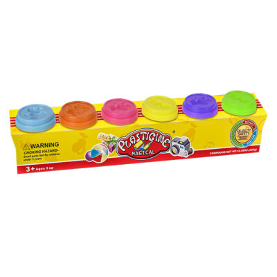 Πλαστελίνη σετ 6 Χρωμάτων 32x6x5cm ToyMarkt 912766