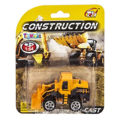 Καρτέλα 1 τεμ die Cast Δομικά 8cm 11x14cm ToyMarkt 912768