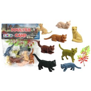 Μικρό σετ 8 Γατάκια 14x16cm ToyMarkt 913153