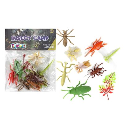 Μικρό σετ 8 Έντομα 14x16cm ToyMarkt 913154