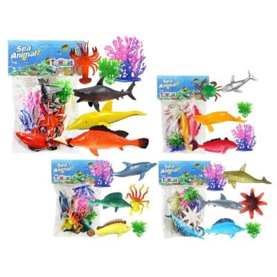 Σετ ζώα της Θάλασσας 15x24cm ToyMarkt 913184