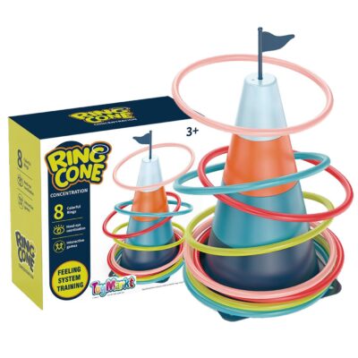 Ρίψη Δίσκων με Βάση Κώνο 16x16x7cm ToyMarkt 913198