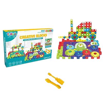 Σετ Εργαλεία diy 196 τεμ Creative Blocks 34x24x7cm ToyMarkt 913228