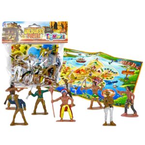 Σετ Καουμπόηδες & Ινδιάνοι σε Σακουλάκι 15x19cm ToyMarkt 913272