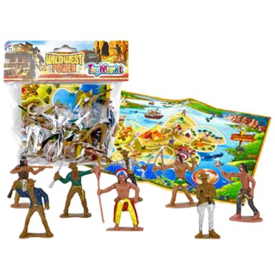 Σετ Καουμπόηδες & Ινδιάνοι σε Σακουλάκι 15x19cm ToyMarkt 913272