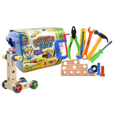 Εργαλειοθήκη 50τεμ 22x13x15cm ToyMarkt 913310