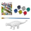 Σετ Χρωματισμού Δεινόσαυρος & 6 Χρώματα 18x23cm ToyMarkt 913315