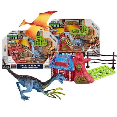 Δεινόσαυροι & Σπιτάκια Κουτί Dinosaur World 24x17x7cm ToyMarkt 913386