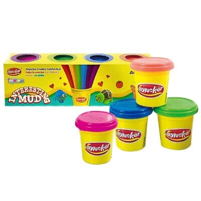 Σετ Πηλός 4 Χρώματα 24x6x6cm ToyMarkt 913510