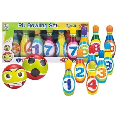 Μπόουλινγκ pu 14cm με 10 Κορίνες 34x15x11cm ToyMarkt 913522
