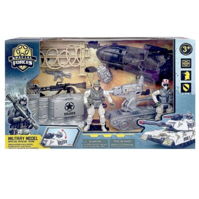 Στρατιωτικό Ερπυστριοφόρο + Σκάφος σε Κουτί 34x21x8cm ToyMarkt 913557