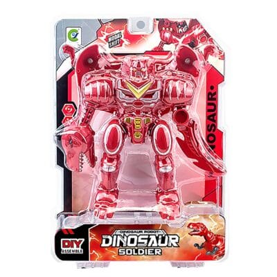 Robot-Δεινόσαυρος 2 σε 1 σε Καρτέλα 19x26x6cm ToyMarkt 913565