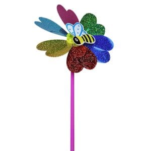 71-3548.jpg Ανεμόμυλος Πολύχρωμος με Μέλισσα ø21x40cm ToyMarkt 913568