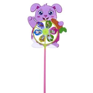 71-3549.jpg Ανεμόμυλος Λαγός ροζ ø25x55cm ToyMarkt 913569