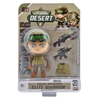 Στρατιωτάκι Desert σε Καρτέλα 16x22x5cm ToyMarkt 913603