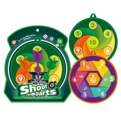 Στόχος 15cm Διπλής Όψης με Βελάκια 19x22x3cm ToyMarkt 913610