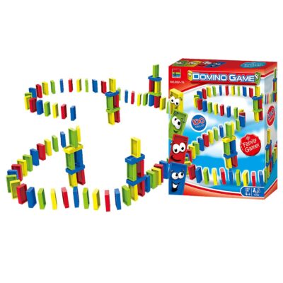 Πολύχρωμο Ντόμινο 19x24x6cm ToyMarkt 913621