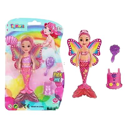 Γοργόνα Πεταλούδα 15cm σε Καρτέλα 15x23x3cm ToyMarkt 922088