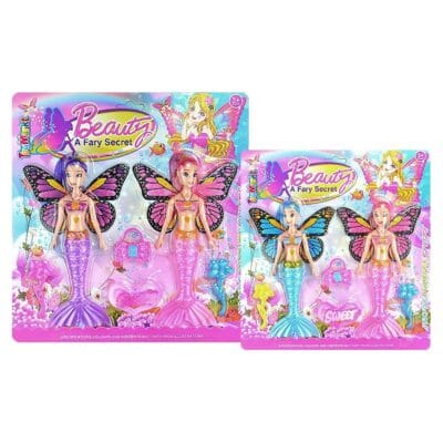 Καρτέλα 2 Γοργόνες-Πεταλούδες 27x28x2cm ToyMarkt 922098