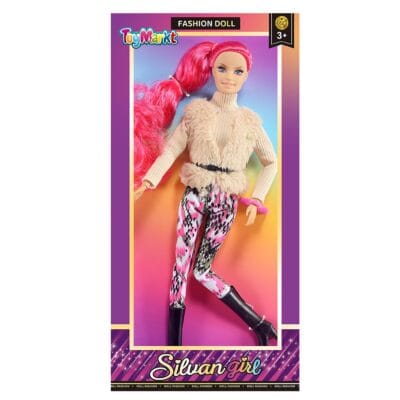 Κούκλα 29cm Γούνινο Γιλέκο & Κολάν 16x33x5cm ToyMarkt 922105