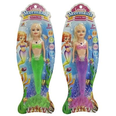 Γοργόνα με φως σε Καρτέλα 12x36x3cm ToyMarkt 922115