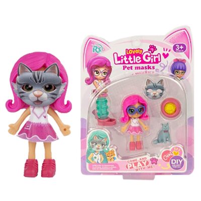 Κούκλα 9cm Pet Mask Καρτέλα 19x25x5cm ToyMarkt 922116