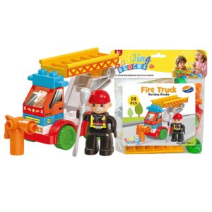 Τουβλάκια Πυροσβεστική 14τεμ. 3+ Ετών 19x22cm ToyMarkt 95457