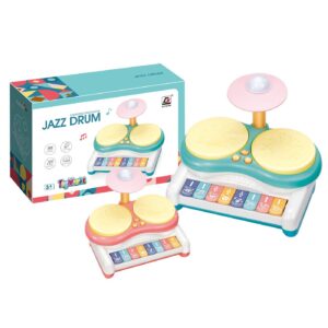 Πιανάκι με Τύμπανα Μπαταρίας ροζ 25x17x9cm ToyMarkt 96169