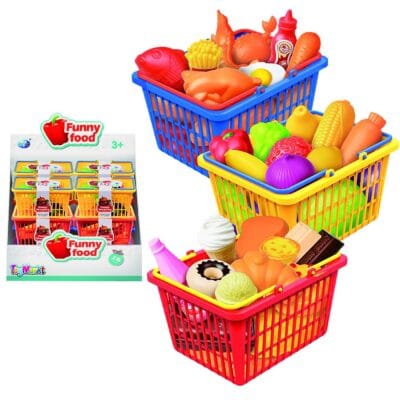 Καλαθάκι Κουζινικά Μικρό Funny Food 16x9x12cm ToyMarkt 971274