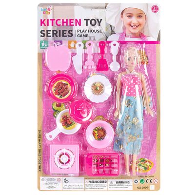 Κουζινικά & Κούκλα σε Καρτέλα 28x43x3cm ToyMarkt 971291