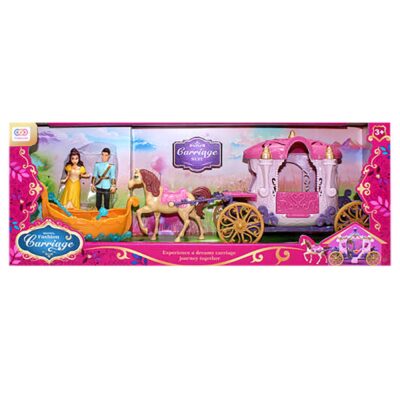 Άμαξα & Βάρκα με Ζευγάρι 50x19x11cm ToyMarkt 971339